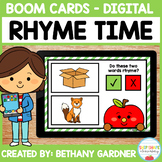 Back to School Rhyme Time - Boom Cards - Distance Learning