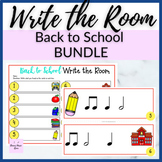 Back to School Rhythm Write the Room BUNDLE
