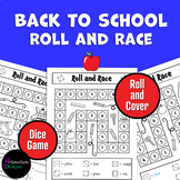 Back to School | Roll and Race Dice Game | Roll and Cover 