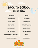 Back to School Routines