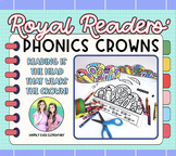 Back to School Royal Readers Phonics Crowns Color by Spell
