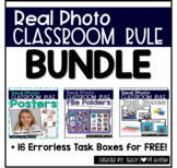 Back to School Rules Activities with Real Photos BUNDLE