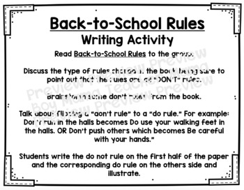 writing school rules