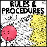 Back to School Rules and Procedures Task Cards