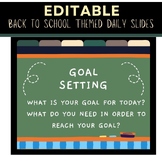 Back to School, SEL Based Morning Meeting Slides Template 