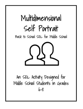 Preview of Back to School SEL for Middle School: Multidimensional Portrait