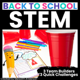 Back to School STEM Activities Team Builders and Icebreake