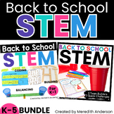 Back to School STEM Activities and Team Builders for K-5 BUNDLE