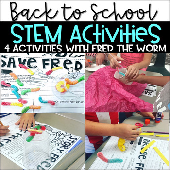 Preview of Back to School STEM Activities with Fred the Worm