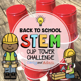 Cup Tower Back to School STEM Challenge + Google Classroom
