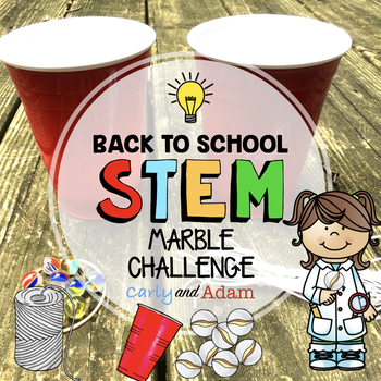 Preview of Back to School STEM Activity: Marble Challenge