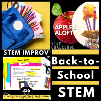 Preview of Back to School STEM Challenge & STEM Activity Mini Bundle