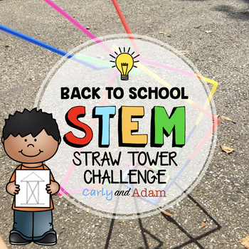 Preview of Back to School STEM Challenge: Straw Tower