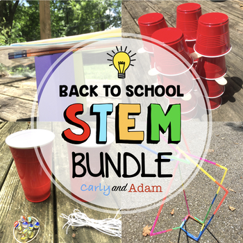 Preview of Back to School STEM Activities and Challenges