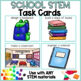 Back to School STEM Task Cards | Back to School Morning Bi