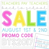 Back to School Sale Button