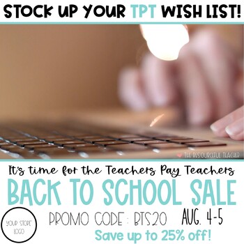 Preview of Back to School Sale Image and Video for Social Media | Blue Theme