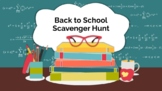 Back to School Scavenger Hunt (Google Slides) ~ Great Virt