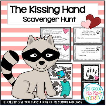 Preview of Back to School Scavenger Hunt with The Kissing Hand