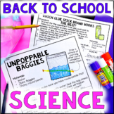 Back to School Science Activities - Experiments and Scient