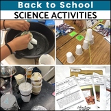 Back to School Science Activities For the First Few Weeks 