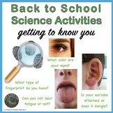 Back to School Science Activities: Getting to Know You