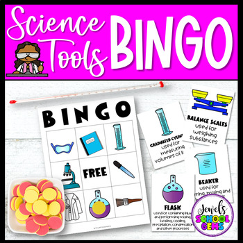 Preview of Back to School & First Week of School Science Activities | Science Tools Bingo