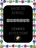Back to School Science Activities for Middle/High School
