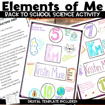 Preview of Back to School Science Activity | All About Me 