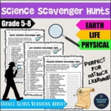 First Day or Back to School Science Activity Worksheets Sc