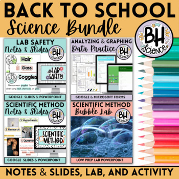Preview of Back to School Science Bundle for Middle School