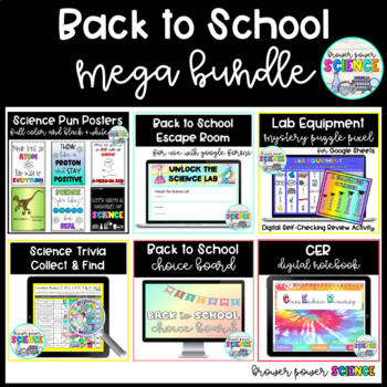 Preview of Back to School Science Mega Bundle