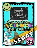 Back to School Science Scoot:  Get to know your class!