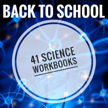 Preview of Back to School Science Workbooks