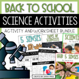 Back to School Science Worksheets - Beginning of the Year 