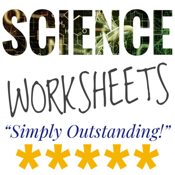 Preview of Middle School Science Bundle: Worksheets