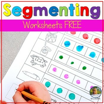 Preview of Back to School Blending and Segmenting Phonemic Awareness Worksheets cvc Words