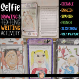 All About Me Selfie + Writing Prompts w/ Reflective End of the Year Activity