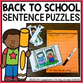 Back to School Sentences | Puzzles and Worksheets | Vocabu
