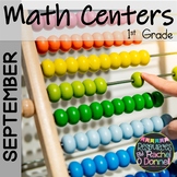 Back to School September Math Centers First Grade