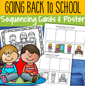 Sequence Getting Ready For School Worksheets Teaching Resources Tpt