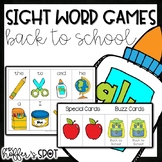 Back to School Sight Word Games