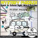 Back to School Mystery Puzzles, 1st Grade Beginning of the