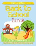 Back to School Sight Word Plays Bundle
