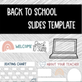 Back to School Slides- EDITABLE