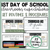 Back to School Slides | First Day of School Presentation |