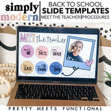 Back to School Slides Templates for Meet the Teacher - Rou