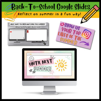 Back to School Slides | Trendy Interactive Slideshow | Google Slides