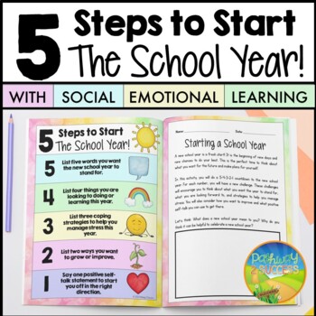 Preview of Back to School SEL Booklet: Activity for the Beginning of the Year