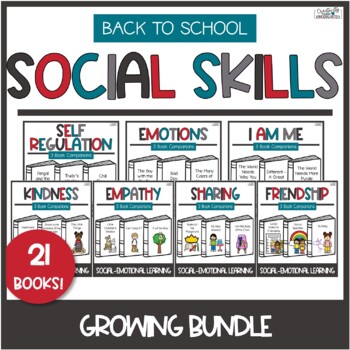 Preview of Back to School Social Emotional Learning Activities - Kindergarten Social Skills